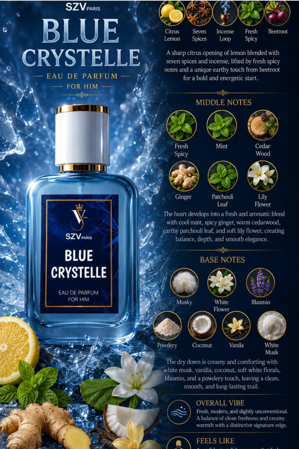 Blue Crystelle